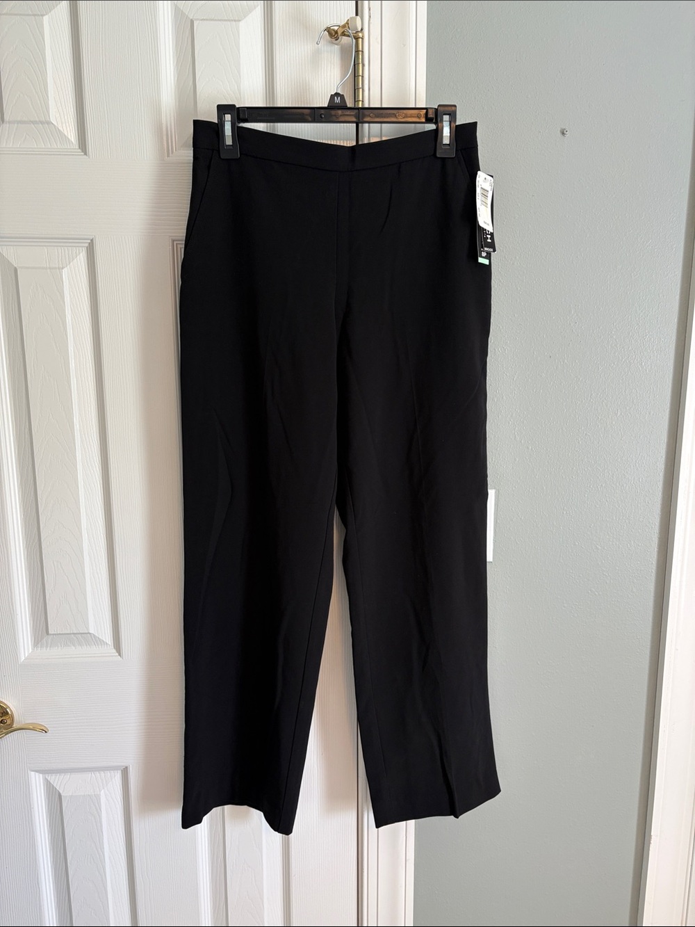 NWT Briggs New York Black Wide Leg Pants